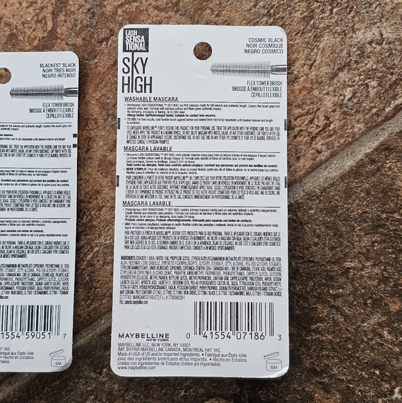 Maybelline Sky High Mascara — Blackest Black and Cosmic Black (2 Qty) - Picture 7 of 7